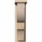 Ekena Millwork Ridgewood Smooth Corbel w/Backplate, Douglas Fir, 5 1/2"W x 12"D x 20"H COR06X12X20RID01SDF - alternate 3